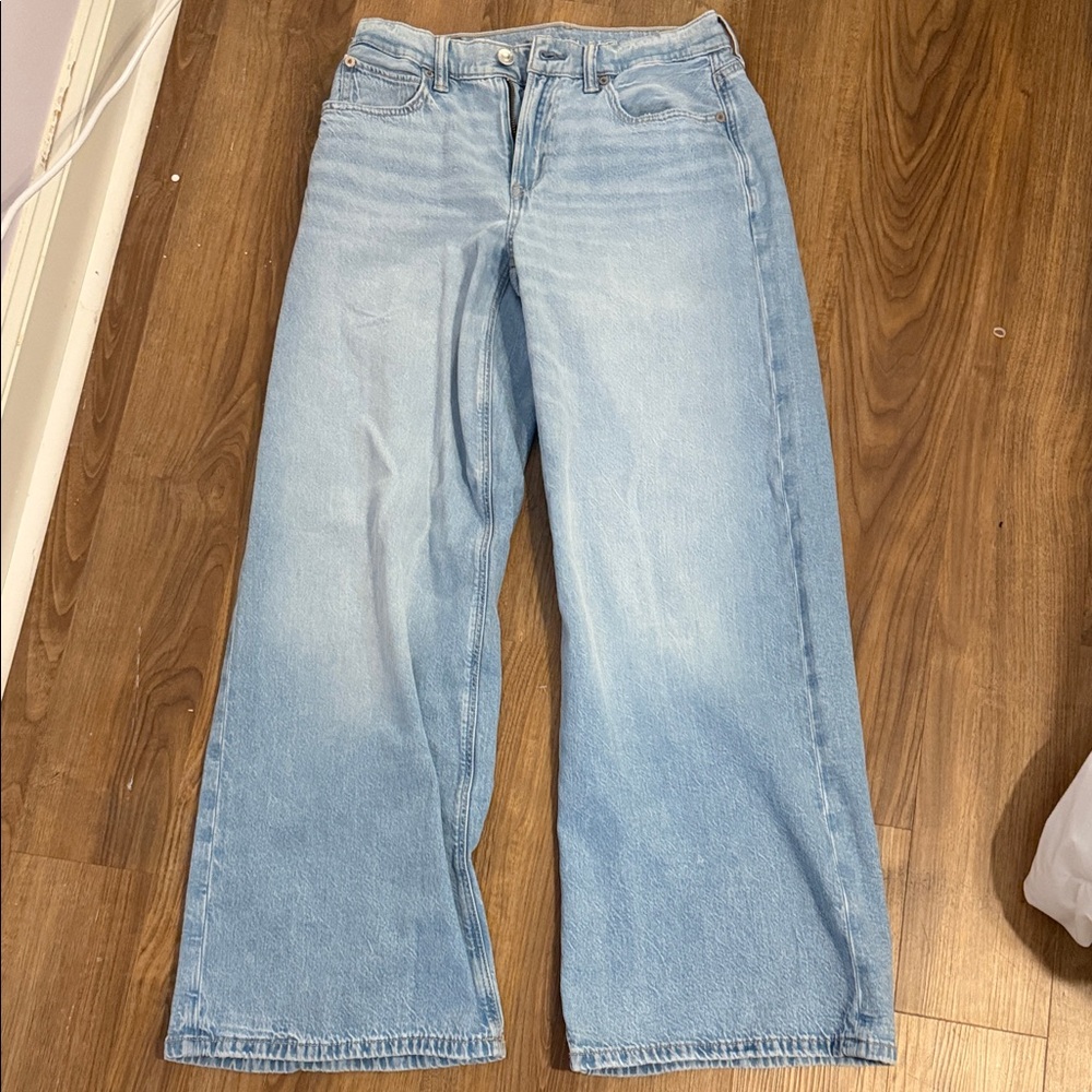 American Eagle Outfitters Light Blue Flare Jeans